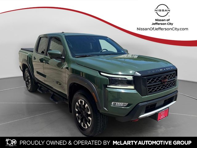 Tactical Green Metallic 2024 Nissan Frontier PRO-4X Crew Cab 4WD Pickup Truck Four-Wheel Drive 9-Speed Automatic Overdrive