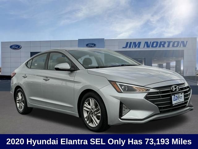 Symphony Silver 2020 Hyundai Elantra SEL FWD Sedan Front-Wheel Drive Continuously Variable Transmission