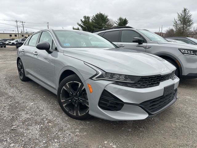 Wolf Gray 2024 Kia K5 GT-Line FWD Sedan Front-Wheel Drive 8-Speed Automatic