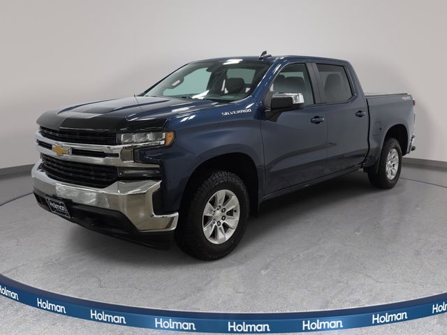 Northsky Blue Metallic 2021 Chevrolet Silverado 1500 Pickup Truck Four-Wheel Drive 8-Speed Automatic