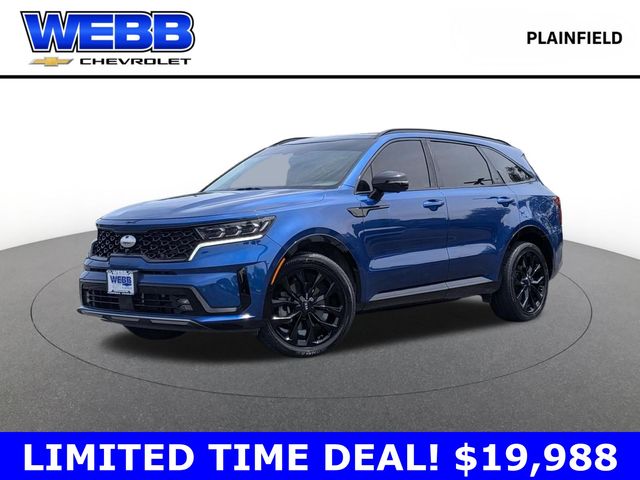 Sapphire Blue 2021 Kia Sorento SUV / Crossover Front-Wheel Drive 8-Speed Dual Clutch