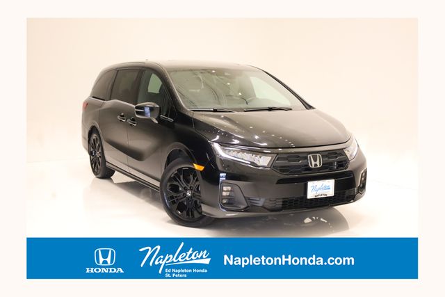 Crystal Black Pearl 2025 Honda Odyssey Sport-L FWD Minivan Front-Wheel Drive Automatic