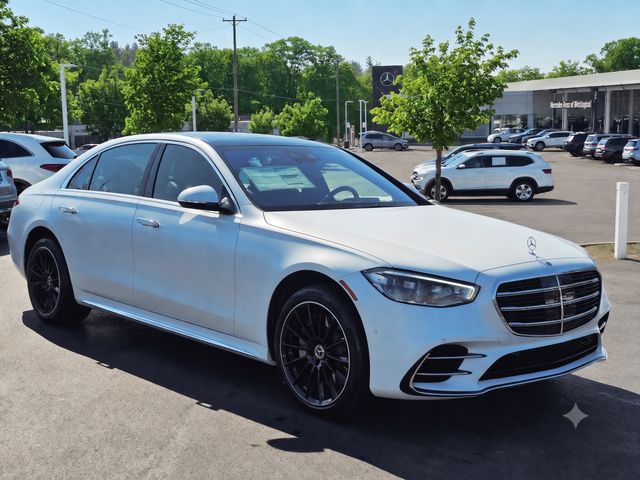 MANUFAKTUR Moonlight White Magno 2026 Mercedes-Benz S-Class Sedan All-Wheel Drive 9-Speed Automatic