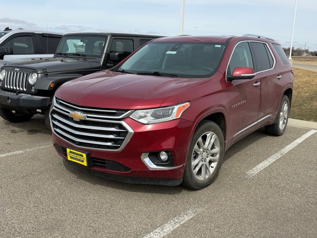 Cajun Red Tintcoat 2021 Chevrolet Traverse High Country AWD SUV / Crossover Four-Wheel Drive 9-Speed Automatic
