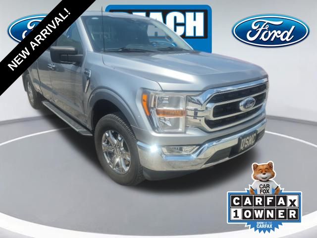 Iconic Silver Metallic 2023 Ford F-150 Pickup Truck Four-Wheel Drive Automatic