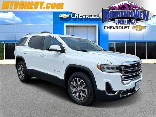 Summit White 2020 GMC Acadia SLE FWD SUV / Crossover Front-Wheel Drive 9-Speed Automatic