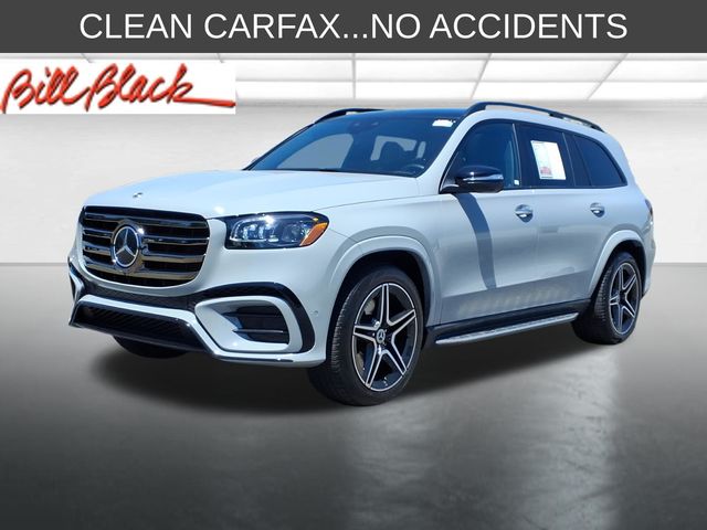 Gray (MANUFAKTUR Alpine Grey) 2025 Mercedes-Benz GLS 450 4MATIC SUV / Crossover All-Wheel Drive 9-Speed Automatic