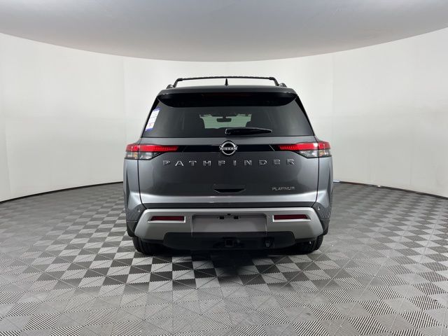 2025 Gun Metallic/Super Black Nissan Pathfinder Platinum FWD SUV