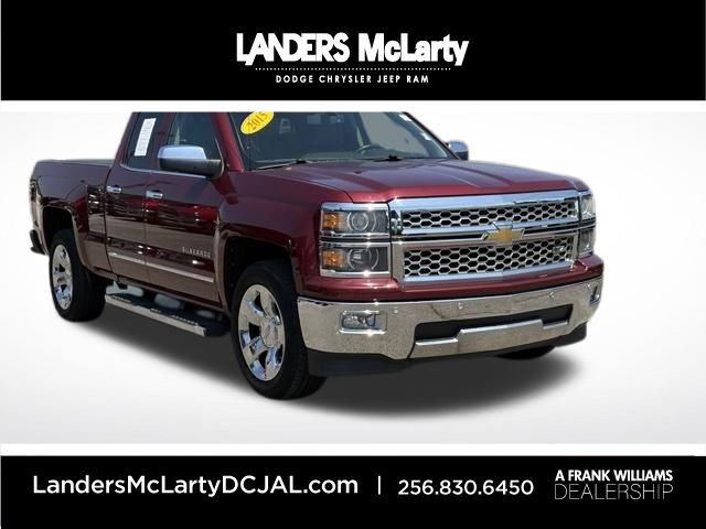 Red (Deep Ruby Metallic) 2015 Chevrolet Silverado 1500 Pickup Truck 4X2 6-Speed Automatic Overdrive