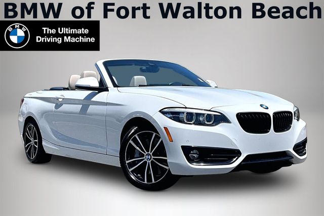 Black Sapphire Metallic 2021 BMW 2 Series 230i Convertible RWD Convertible Rear-Wheel Drive 8-Speed Automatic