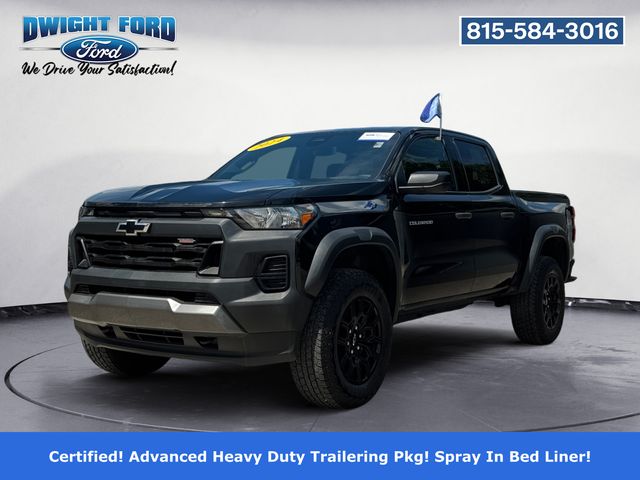 Black 2024 Chevrolet Colorado Pickup Truck Four-Wheel Drive 8-Speed Automatic