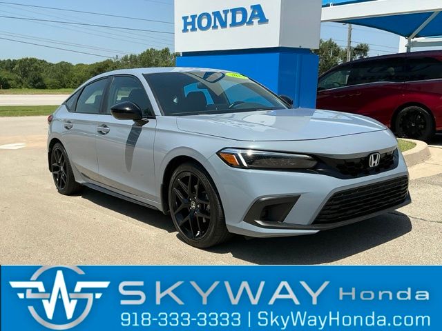 Morning Mist Metallic 2024 Honda Civic Hatchback Hatchback Front-Wheel Drive 6-Speed Manual