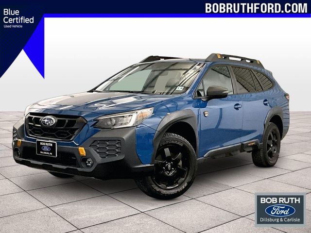 2024 Subaru Outback Wilderness Blue at Rafferty Subaru