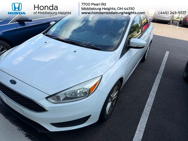 White 2015 Ford Focus Sedan Front-Wheel Drive 6-Speed Automatic