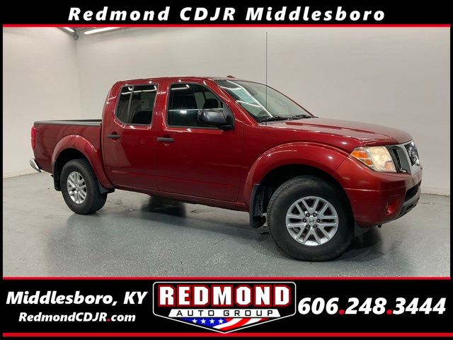 Lava Red 2017 Nissan Frontier Pickup Truck Four-Wheel Drive 5-Speed Automatic Overdrive