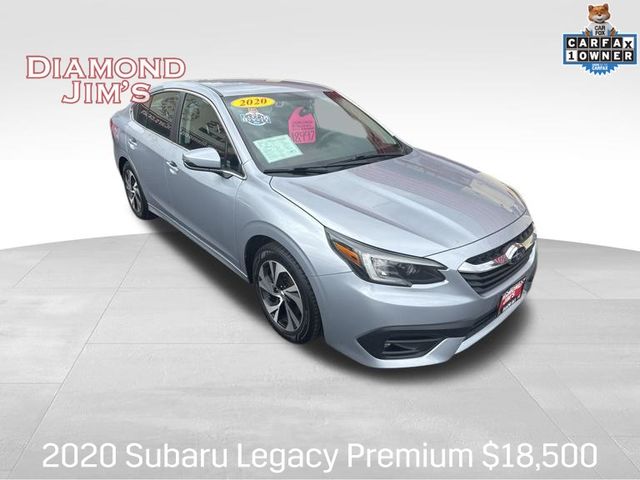 Ice Silver Metallic 2020 Subaru Legacy 2.5i Premium AWD Sedan All-Wheel Drive Continuously Variable Transmission