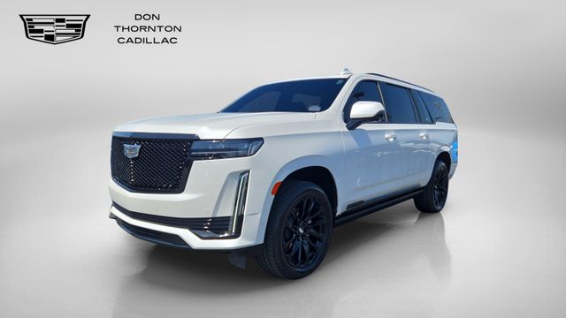 Crystal White Tricoat 2023 Cadillac Escalade ESV SUV / Crossover Four-Wheel Drive Automatic