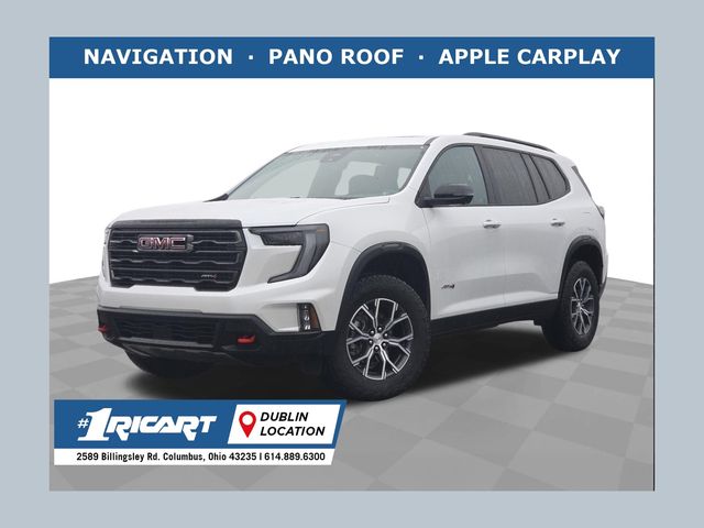 White Frost Tricoat 2025 GMC Acadia AT4 AWD SUV / Crossover Four-Wheel Drive 8-Speed Automatic