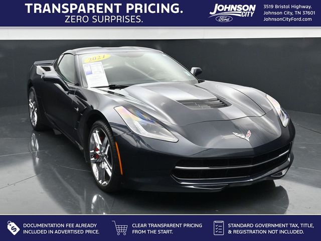 Night Race Blue Metallic 2014 Chevrolet Corvette Stingray Z51 3LT Coupe RWD Coupe Rear-Wheel Drive 7-Speed Manual