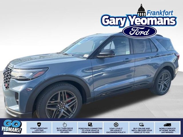 Vapor Blue Metallic 2026 Ford Explorer ST AWD SUV / Crossover All-Wheel Drive Automatic