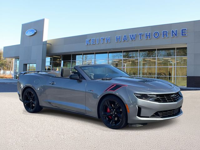 Gray (Steel Metallic) 2022 Chevrolet Camaro Convertible Rear-Wheel Drive Automatic
