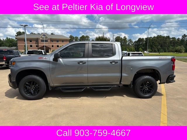 Gray (Satin Steel Metallic) 2022 Chevrolet Silverado 1500 Pickup Truck Four-Wheel Drive 8-Speed Automatic