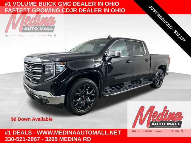 Onyx Black 2023 GMC Sierra 1500 Pickup Truck Four-Wheel Drive Automatic