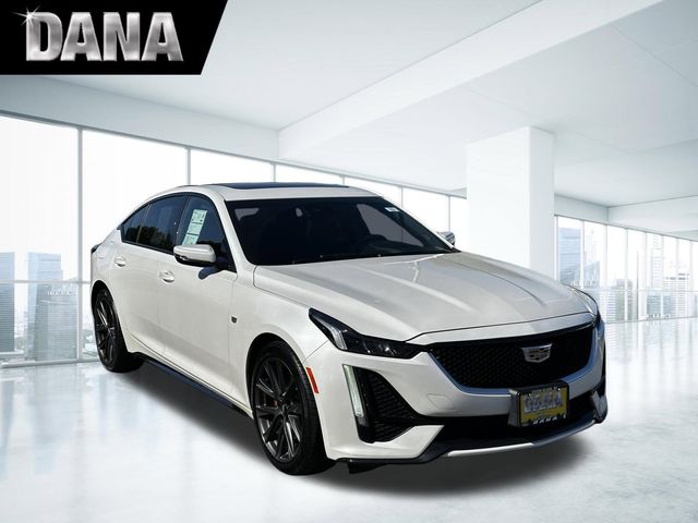 Crystal White Tricoat 2020 Cadillac CT5 Sport Sedan AWD Sedan All-Wheel Drive Automatic