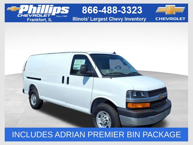 Summit White 2025 Chevrolet Express Cargo 2500 RWD Van Rear-Wheel Drive 8-Speed Automatic Overdrive