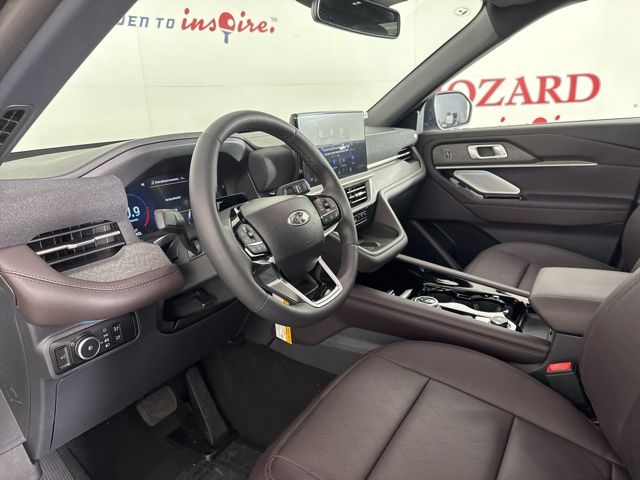 2025 Agate Black Metallic Ford Explorer Platinum RWD SUV
