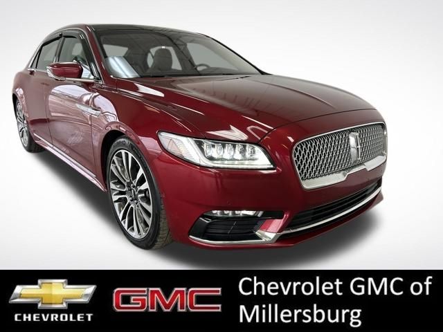 Ruby Red 2017 Lincoln Continental Sedan All-Wheel Drive 6-Speed Automatic