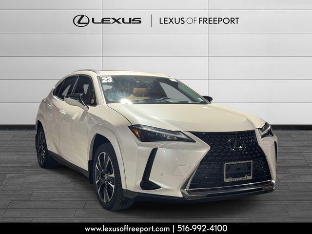 Dark Gray Metallic 2023 Lexus UX Hybrid 250h Premium AWD SUV / Crossover All-Wheel Drive Continuously Variable Transmission