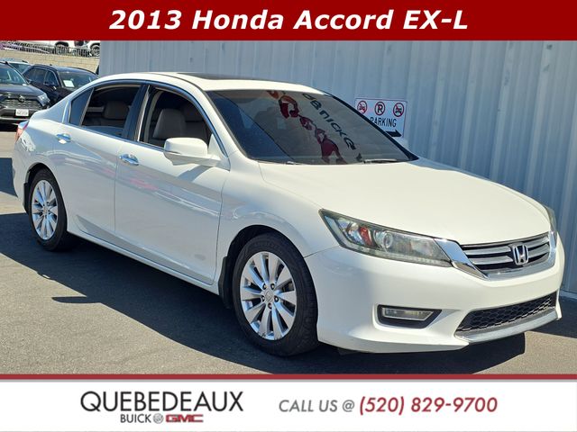 2013 Honda Accord EX-L Sedan Front-Wheel Drive Continuously Variable Transmission