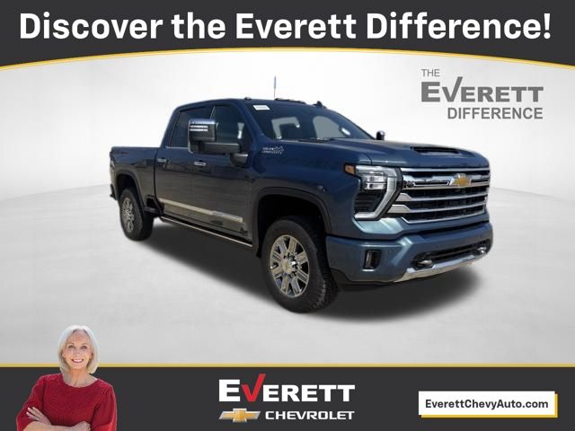 Lakeshore Blue Metallic 2026 Chevrolet Silverado 2500HD High Country Crew Cab 4WD Pickup Truck Four-Wheel Drive Automatic
