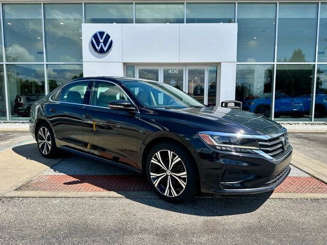 Black 2020 Volkswagen Passat 2.0T SEL FWD Sedan Front-Wheel Drive 6-Speed Automatic