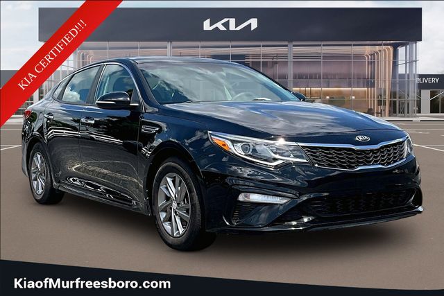 Ebony Black 2019 Kia Optima Sedan Front-Wheel Drive 6-Speed Automatic