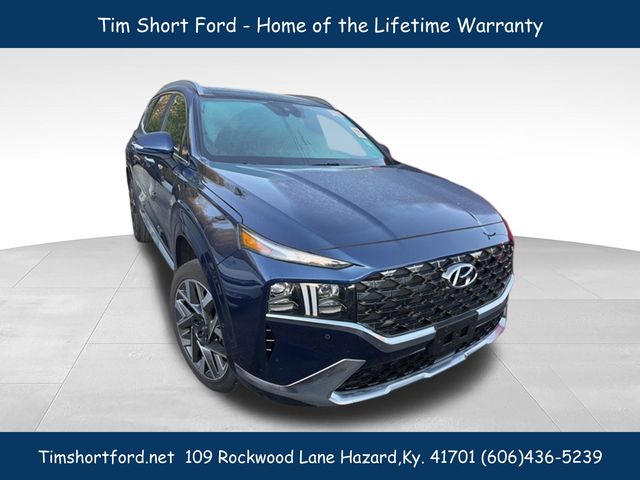 Stormy Blue 2023 Hyundai Santa Fe Calligraphy AWD SUV / Crossover All-Wheel Drive Automatic