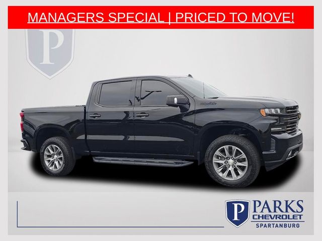 Black 2019 Chevrolet Silverado 1500 High Country Crew Cab 4WD Pickup Truck Four-Wheel Drive Automatic