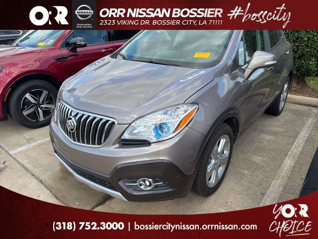 Cocoa Silver Metallic 2015 Buick Encore Leather FWD SUV / Crossover Front-Wheel Drive 6-Speed Automatic Overdrive