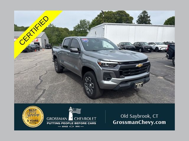 Sterling Gray Metallic 2023 Chevrolet Colorado Pickup Truck Four-Wheel Drive 8-Speed Automatic