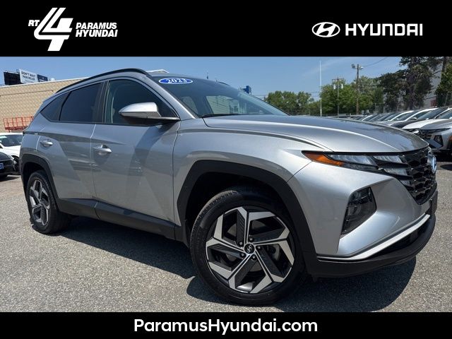 Shimmering Silver 2023 Hyundai Tucson SUV / Crossover All-Wheel Drive 8-Speed Automatic