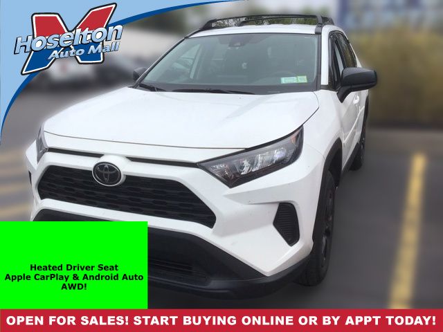 Super White 2021 Toyota RAV4 LE AWD SUV / Crossover All-Wheel Drive 8-Speed Automatic