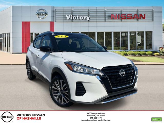 Aspen White 2023 Nissan Kicks SUV / Crossover Front-Wheel Drive Continuously Variable Transmission