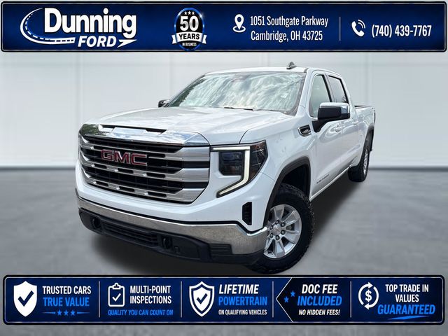 Summit White 2023 GMC Sierra 1500 Pickup Truck Four-Wheel Drive 8-Speed Automatic