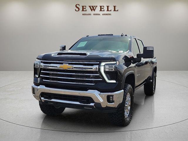 Black 2024 Chevrolet Silverado 2500HD LTZ Crew Cab 4WD Pickup Truck Four-Wheel Drive Automatic