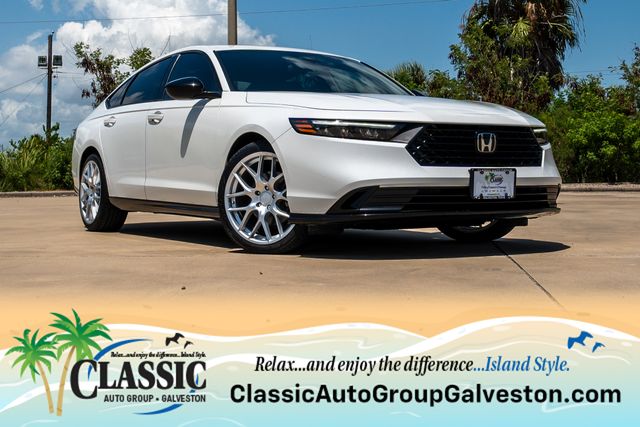 2023 Honda Accord Hybrid Sport-L White at DeMontrond Gulf Freeway
