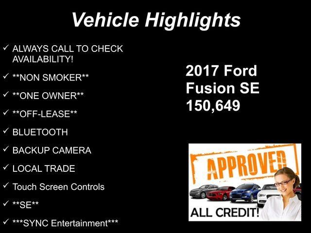 2017 Ford Fusion SE photo