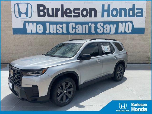Silver 2026 Honda Pilot SUV / Crossover Front-Wheel Drive Automatic