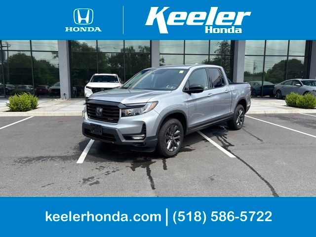 Lunar Silver Metallic 2023 Honda Ridgeline Pickup Truck All-Wheel Drive 9-Speed Automatic