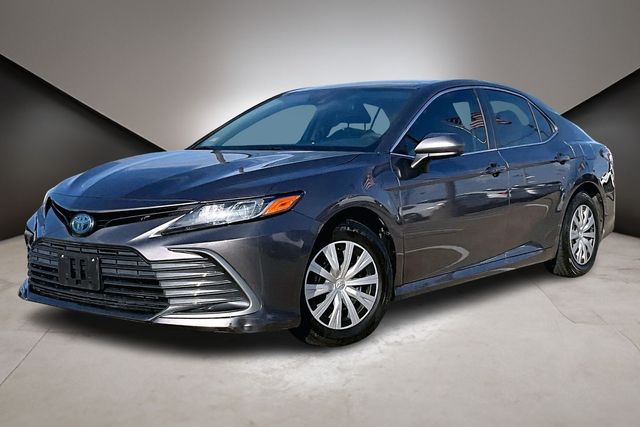 Gray 2022 Toyota Camry Hybrid LE FWD Sedan Front-Wheel Drive Continuously Variable Transmission